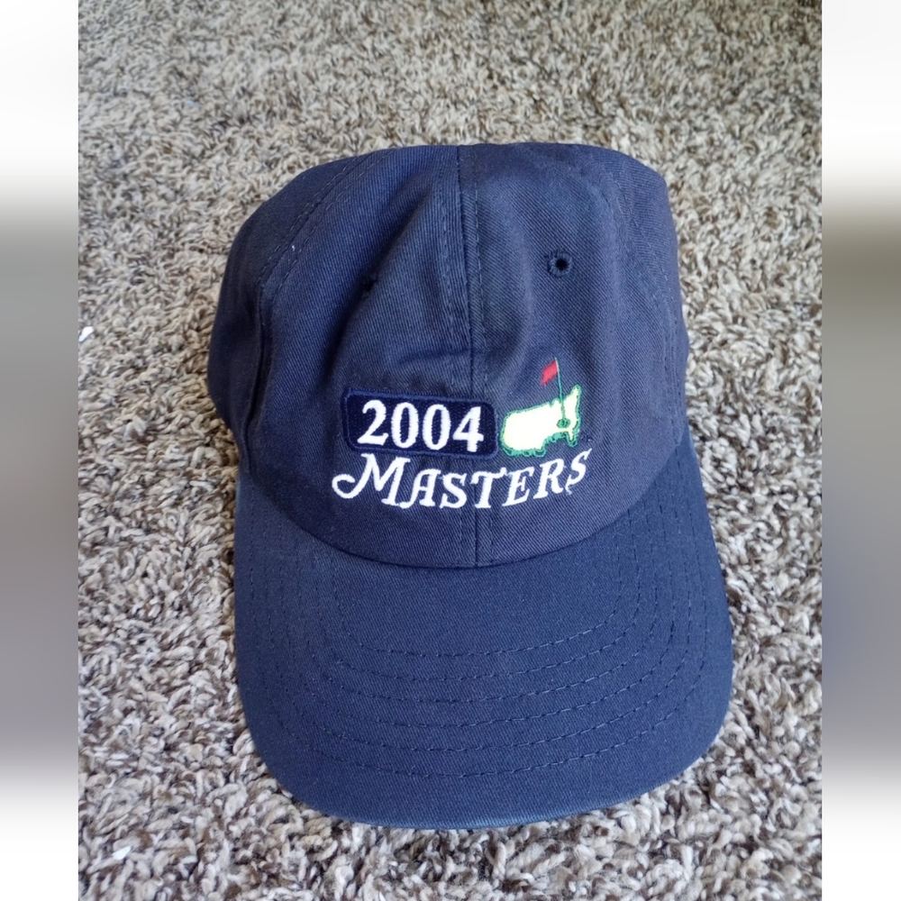 Vintage Y2K 2004 Navy Masters Golf hat strap back USPGA Classic See Description